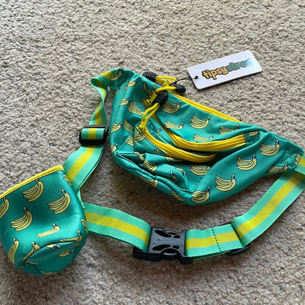 NWT Tipsy Elves banana bumbag